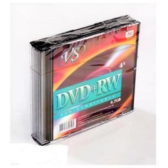 Носители информации DVD+RW, 4x, VS, Slim/5, VSDVDPRWSL501