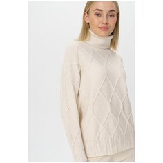 Джемпер с фактурным узором AW312 Бежевый 42-46 By Swan