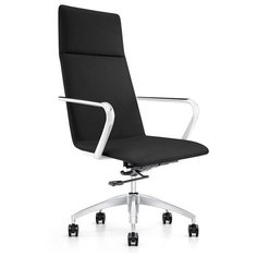 Кресло BN_Jl_EChair-593 TPU экокожа черный, алюминий