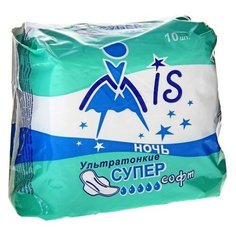 Mis прокладки Ультратонкие Супер ночь, 5 капель, 10 шт.