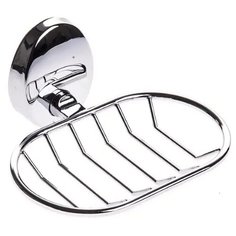 Мыльница Frap F1602-1, хром