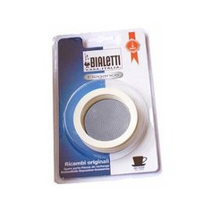 Набор для стальной кофеварки Bialetti на 6 порций (3 уплотнения и сито)