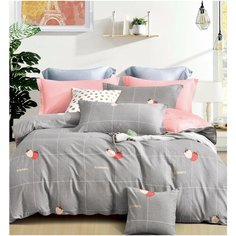 Комплект постельного белья Jardin 3220/21020 евро 50*70, сатин элит