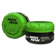 Воск для волос NISHMAN Matte Clay Hair Styling Wax M2 100 ML