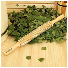 Добропаровъ Массажер банный для спины "Добропаровъ" с шипами