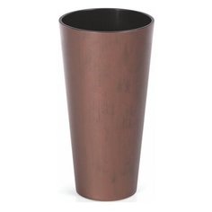 Кашпо для цветов Prosperplast Tubus Slim Corten кортен сталь 2 предмета 35 и 64 л, арт. DTUS400C-7601U