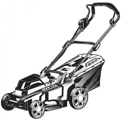 Бесщеточная газонокосилка, без АКБ ГКЛ-3736 ЗУБР 36В