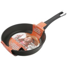 Сковорода-гриль Маруся Стандарт 3726г, 26 см, черный