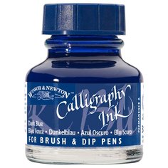 Winsor & Newton Тушь для каллиграфии (1111), 30 мл темно-синий