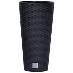 Кашпо Prosperplast напольное Rato Tubus, 25 х 47,6 см антрацит