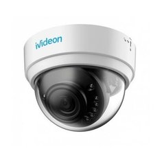 IVIDEON 2 МП Купольная IP видеокамера с ИК-подсветкой КМОП-матрица 1/2.7"" CMOS день/ночь с механическим ИК-фильтром ИК подсветка до 20м видео с разрешением 19201080@25к/с 004лк/F2.0(цв) фиксированный объектив 2.8 мм (3.6мм опционально) c углом обзора