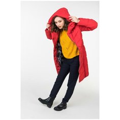 Пальто утепленное 3У-6014/4-112 Коралловый 44 Electrastyle