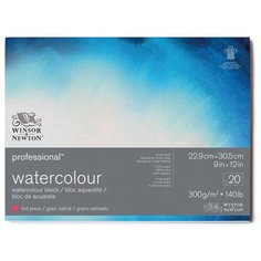 Альбом для акварели Winsor & Newton Professional watercolour 22.9 х 30.5 см, 300 г/м², 20 л.