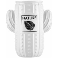 Ваза для цветов "Kaktus" 9*14*18см,керамика, белая (YM1505) Todi