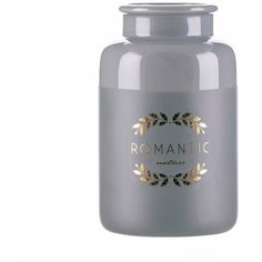 Ваза для цветов "Romantic" 17*10*10см,керамика, серая (YM1498) Todi