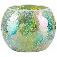 Ваза для цветов "Атлантида" 14см,стекло,YM1602 Todi