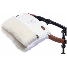 Nuovita Муфта меховая для коляски Islanda Bianco bianco/белый