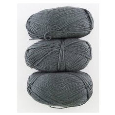 Пряжа Пехорка Школьная, 100 % акрил, 50 г, 150 м, 3 шт., 393 светлое моренго