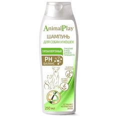 Animal Play Шампунь гипоаллергенный с аминокислотами и экстрактом шалфея для собак и кошек 250мл, 0,276 кг (2 шт) Зоогурман