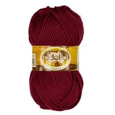 Пряжа Adelia Aria, 100 % акрил, 100 г, 100 м, 09 бордовый