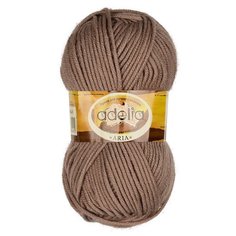 Пряжа Adelia Aria, 100 % акрил, 100 г, 100 м, 08 т.бежевый