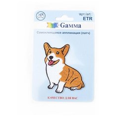 Заплатка (патч) №2, 1 шт., 5.1 х 5.8 см, ETR, Гамма, 01-219 Корги Gamma