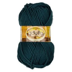 Пряжа Adelia Aria, 100 % акрил, 100 г, 100 м, 10 т.зеленый