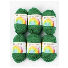 Пряжа Пехорка Детская новинка, 100 % акрил, 50 г, 200 м, 6 шт., 742 бильярд
