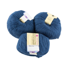 Пряжа Пехорка Детский каприз трикотажный 3, 50 % шерсть, 50 г, 400 м, 3 шт., 225 джинсовый