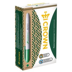 CROWN Набор маркеров Multi Marker Slim, зеленый, 12 шт. (P-505), зелeный