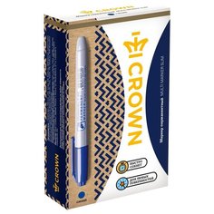 CROWN Набор маркеров Multi Marker Slim, синий, 12 шт. (P-505), синий