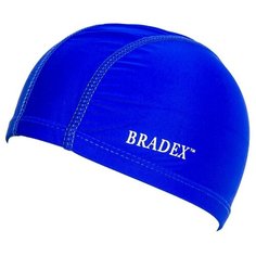 Шапочка для плавания (полиамид), синий Bradex