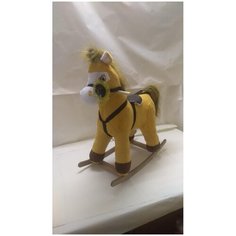 Качалка Пони Светло-Коричневая 80 см - ABtoys [КатП/ск80]