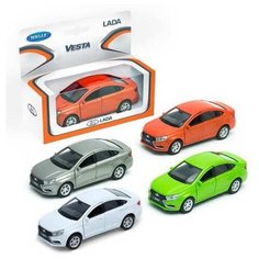 Машинка металлическая 1:34-39 Lada Vesta - Welly [43727]
