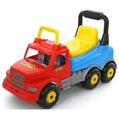 Каталка автомобиль Буран №2 (красно-голубая) - Wader [П-43801]