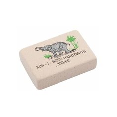 Резинка стирательная KOH-I-NOOR Слон, прямоугольная, 31x21x8 мм, цветная, картонный дисплей, 0300060025KDRU, (60 шт.)