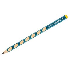 Карандаш ч/г Stabilo "Easy graph" HB, трехгран., с углублением для пальцев, для левшей, 6 шт.