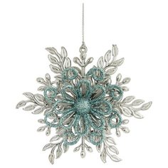 Елочное украшение из полипропилена "Пушинка в голубом", 12*10,5*3см Феникс Present