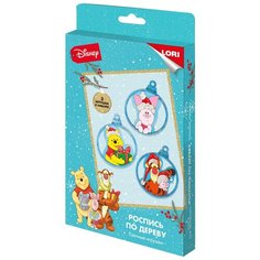 Роспись по дереву Lori "Disney. Елочные игрушки. Винни и его друзья"