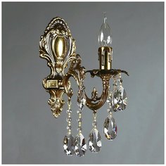 Настенный светильник Ambiente Granada 2118/1 PB New Leaf, E14, 4 Вт, кол-во ламп: 1 шт., цвет арматуры: бронзовый