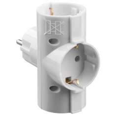 Разветвитель STAYER 55093-3 16 А белый