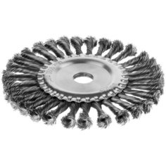 Mirax Щетка дисковая для УШМ, жгутированная стальная проволока 0,5 мм, d=175 мм, Mirax 35140-175