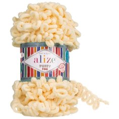 Пряжа Alize Puffy Fine, 100 г, 14.5 м, 2 шт., 160 каменный