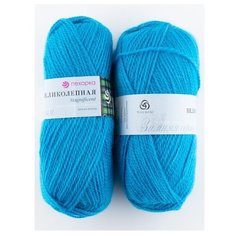 Пряжа Пехорка Великолепная 2, 30 % ангора, 70 % акрил, 100 г, 300 м, 2 шт., 45 темная бирюза