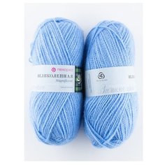 Пряжа Пехорка Великолепная 2, 30 % ангора, 70 % акрил, 100 г, 300 м, 2 шт., 05 голубой
