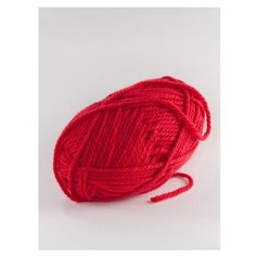 Пряжа Пехорка Осенняя, 25 % шерсть, 75 % акрил, 200 г, 150 м, 88 красный мак