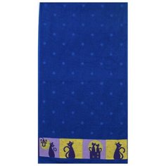 Полотенце банное махровое 50х90см, 6с103.412ж1, Речицкий текстиль, Кис-мяу