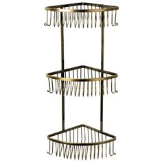 Этажерка настенная Fixsen FX-858-3 античная латунь