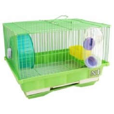 №1 Дкг114 Клетка д/хомяка, укомплектованная, без дома 30*23*21см N1