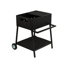 BOYSCOUT Мангал-гриль на подставке (дровница, колёса,ручка) с чугунной решёткой 525х580х680 / 1
